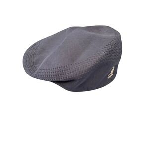 Vintage Kangol Newsboy Cabby Hat Navy Blue Breathable Peaky Blinders Size L